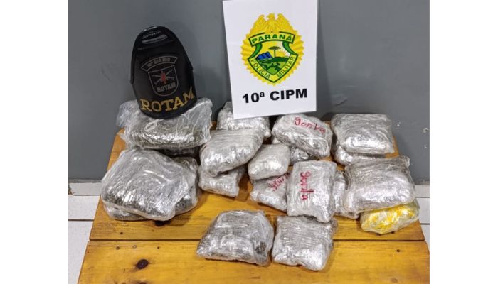 Cantagalo – Drogas são apreendidas em ônibus na rodoviária municipal